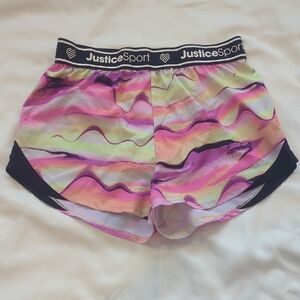 Justice Athletic Shorts Girls Xlg 16/18